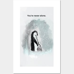 You’re never alone, penguin, spirt animal Posters and Art